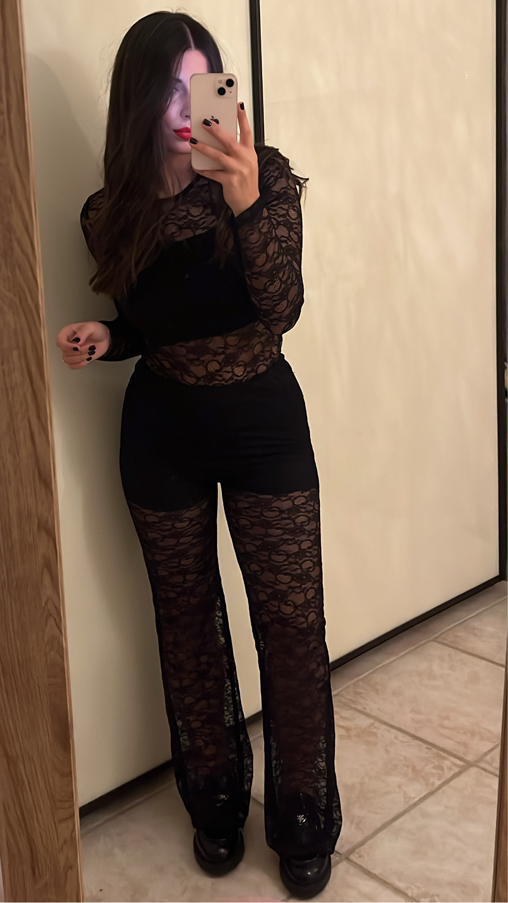Pantalon dentelle Lara 🖤