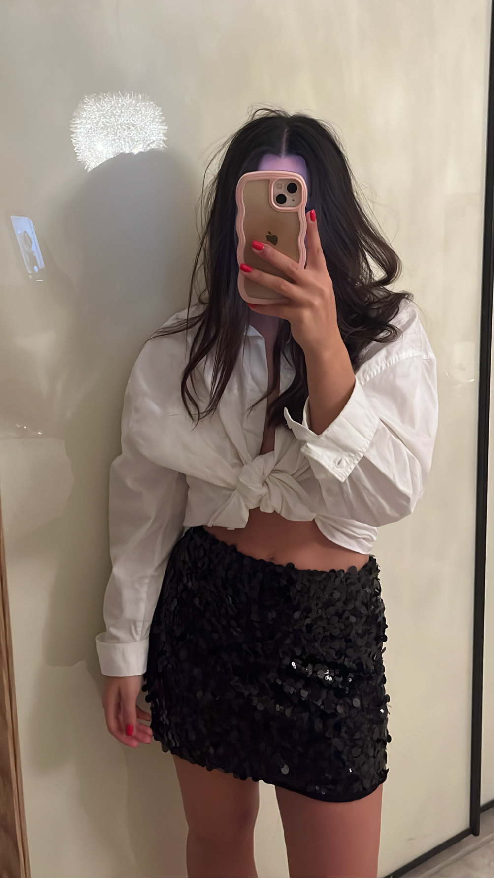 Jupe glitter Chiara 🪩🖤