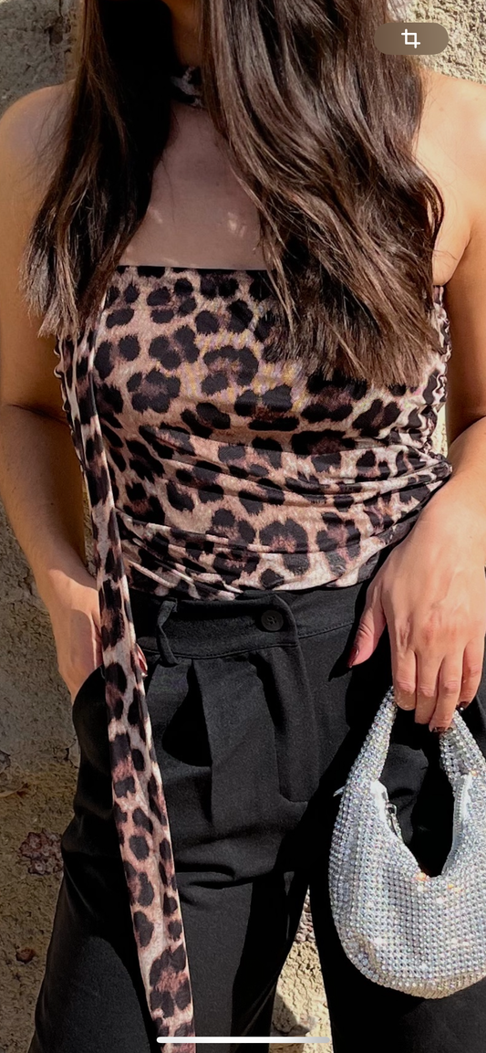 Top bustier Léopard 🐆